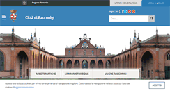 Desktop Screenshot of comune.racconigi.cn.it